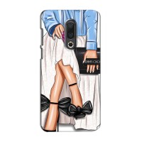 Силиконовый Чехол на Meizu 16th с картинкой Стильных Девушек – Мода