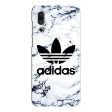 Чехлы Адидас для Meizu 16s (AlphaPrint) (Адидас на мраморе)