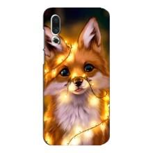 Чехлы с картинкой Лисички для Meizu 16s (VPrint) (Лисичка в гирляндах)