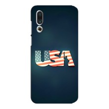 Чохол Прапор USA для Meizu 16s