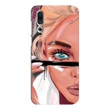 Чехол с печатью для Meizu 16s - (Мода) (AlphaPrint) (Макияж)