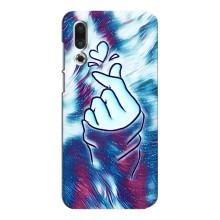Чохол з принтом для Meizu 16s (AlphaPrint - Знак сердечка)