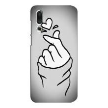 Чохол з принтом для Meizu 16s (AlphaPrint - Знак сердечка)