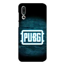 Чехол PUBG для Мейзу 16с (AlphaPrint) (Лого PUBG)