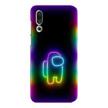 Чехол Амонг Ас для Meizu 16s (AlphaPrint) (Яркий скин)