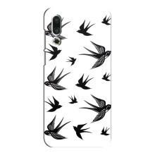 Чехол с птицами на Meizu 16s (VPrint) (Ласточки)