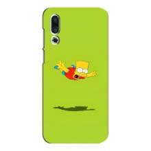 Чехол с Симпсонами для Meizu 16s (VPrint) (Барт Симпсон)