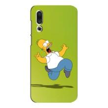 Чехол с Симпсонами для Meizu 16s (VPrint) (Гомер Симпсон)