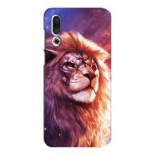 Чехол со Львом для Meizu 16s (VPrint) (Красочный Лев)