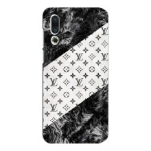 Чехол Стиль Louis Vuitton на Meizu 16s (LV на белом)