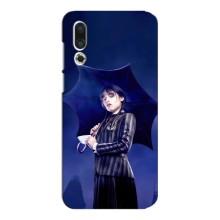 Чохли Венсдей на Meizu 16s Уенсдей (AlphaPrint) (Венздей з парасолькою)