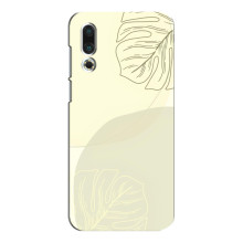 Чохол квітковий дизайн для Meizu 16s – Зелений фон