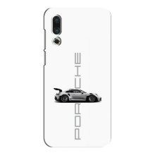 Чохол з авто Порше для Meizu 16s – білий порше