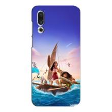 Чехол с мультфильмом Моана Meizu 16s (Моана и Мауи)