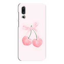 Чехол с розовым рисунком для Meizu 16s – Розовые вишни
