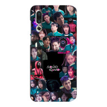 Чехол Гра в кальмара для Meizu 16s – Коллаж игры кальмара