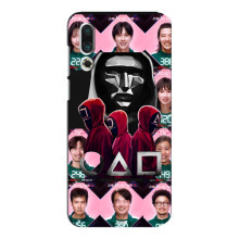 Чехол Гра в кальмара для Meizu 16s – Персонажи игры кальмара