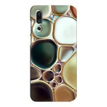 Мраморный чехол на Meizu 16s (VPrint) (Радужный Мрамор)