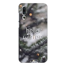 Новогодние, Праздничные Чехлы для Meizu 16s - 2024 год – Hello winter