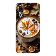 Чехол с уникальным дизайном «Осень с кофе» для Meizu 16s – Пряный кофе