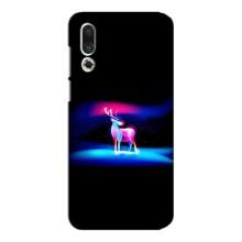 Силиконовый бампер с картинкой животных для Meizu 16s (Яркий олень)