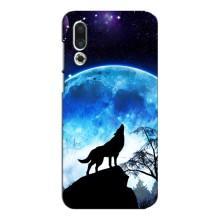 Защитные чехлы для Мейзу 16с (AlphaPrint) (ХИТ продаж) ВОЛК (Волк на луну)