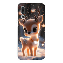 Яркий чехол для Meizu 16s с Зимними Оленятами – Оленёнок