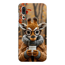 Печатный чехол «Зверята с кофе» для Meizu 16s – Жираф с кофе