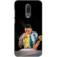 Чехлы для Meizu 16|16X (Leo чемпион) (AlphaPrint) – Кубок Месси