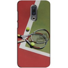 Чехлы с принтом Спортивная тематика для Meizu 16|16X (Ракетки теннис)