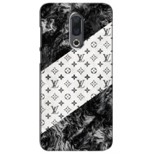 Чехол Стиль Louis Vuitton на Meizu 16|16X (LV на белом)