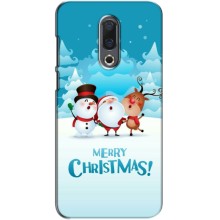 Рождественские Чехлы для Meizu 16|16X (VPrint) (Merry Christmas)