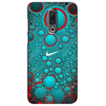 Силиконовый Чехол на Meizu 16|16X с картинкой Nike (Найк зеленый)