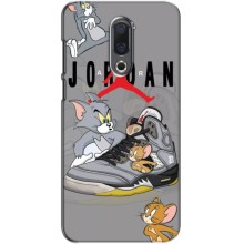 Силиконовый Чехол Nike Air Jordan на Мейзу 16|16Х (Air Jordan)