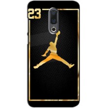 Силиконовый Чехол Nike Air Jordan на Мейзу 16|16Х (Джордан 23)