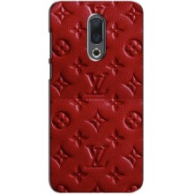 Текстурный Чехол Louis Vuitton для Мейзу 16|16Х (Красный ЛВ)