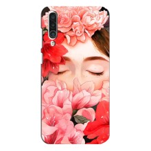 Чехлы (ART) Цветы на Meizu 16xs (VPrint) (Глаза в цветах)