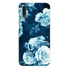 Чехлы (ART) Цветы на Meizu 16xs (VPrint) (Голубые Бутоны)