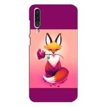 Чехлы с картинкой Лисички для Meizu 16xs (VPrint) (Лисичка с розочкой)