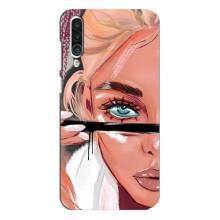 Чехол с печатью для Meizu 16xs - (Мода) (AlphaPrint) (Макияж)