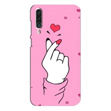 Чехол с принтом для Meizu 16xs (AlphaPrint - Знак сердечка) – Знак Love