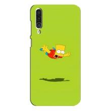 Чехол с Симпсонами для Meizu 16xs (VPrint) (Барт Симпсон)