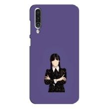 Чохли Венсдей на Meizu 16xs Уенсдей (AlphaPrint) (Венздей у чорному)