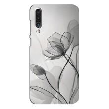 Чохол з квітковим принтом на Мейзу 16хс – Чорні квіти