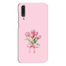 Чехол с розовым рисунком для Meizu 16xs – Букет цветов