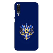 Чехол с украинским гербом на Meizu 16xs – Цветочный герб