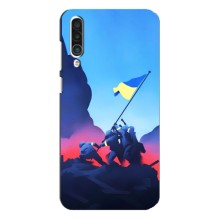 Чехол с украинским воином на Meizu 16xs – Украинский прапор