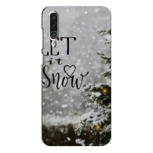 Новогодние, Праздничные Чехлы для Meizu 16xs - 2024 год (Let it snow)