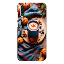 Чехол с уникальным дизайном «Осень с кофе» для Meizu 16xs – Кофе и тыквы