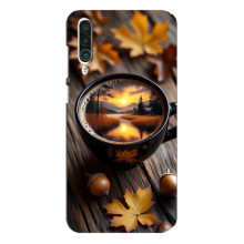 Чехол с уникальным дизайном «Осень с кофе» для Meizu 16xs – Тёмный кофе
